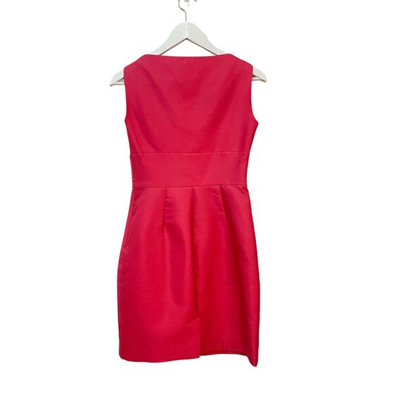 Kate Spade Mina All That Glitters Size 2 Pink Silk Front Bow Mini Sheath Dress - Picture 9 of 10